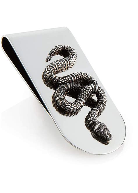 black gucci money clip|Gucci money clip snake.